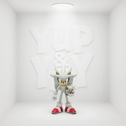 Sonic Die-Cast Vehicle Wave 2 - Silver the Hedgehog - Lightron