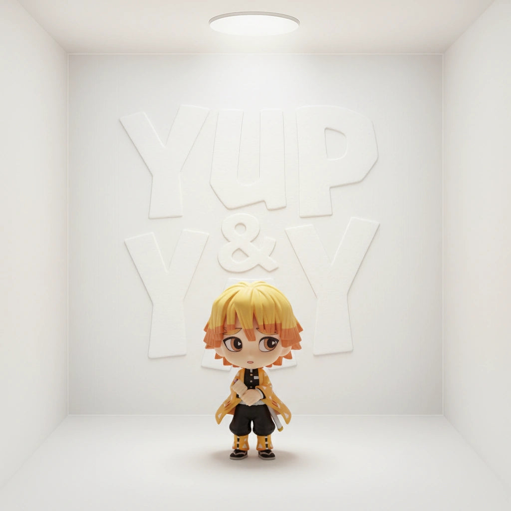 SEGA Demon Slayer: Kimetsu no Yaiba: Tip n Pop Prize Figure - Zenitsu Agatsuma (Normal Color Ver.)