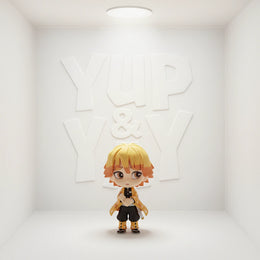 SEGA Demon Slayer: Kimetsu no Yaiba: Tip n Pop Prize Figure - Zenitsu Agatsuma (Normal Color Ver.)