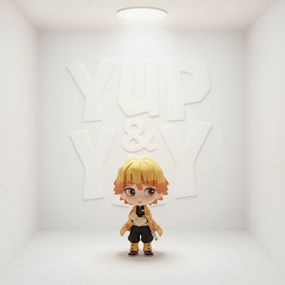 SEGA Demon Slayer: Kimetsu no Yaiba: Tip n Pop Prize Figure - Zenitsu Agatsuma (Normal Color Ver.)