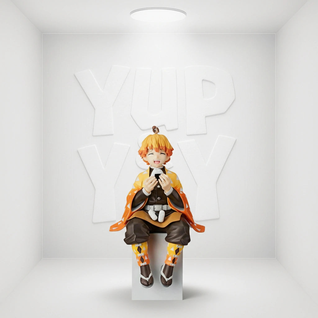 SEGA Demon Slayer: Kimetsu no Yaiba: Tip n Pop Prize Figure - Zenitsu Agatsuma (Normal Color Ver.)