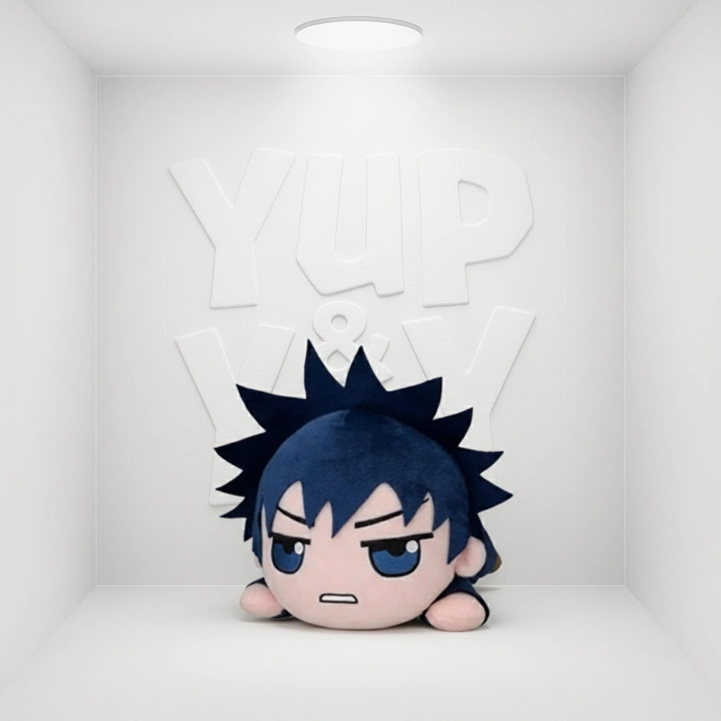 SEGA Jujutsu Kaisen Nesoberi Lay-Down SP Plush - Megumi Fushiguro (Closed Mouth Ver.)