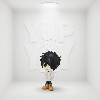 SEGA The Promised Neverland Tip 'n' Pop Prize Figure - Ray (White Coat Color Ver.)