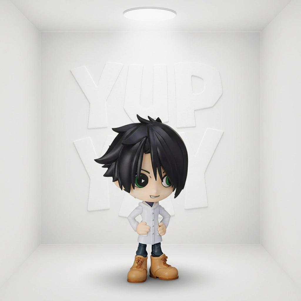 SEGA The Promised Neverland Tip 'n' Pop Prize Figure - Ray (White Coat Color Ver.)