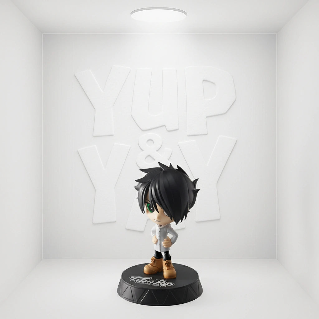 SEGA The Promised Neverland Tip 'n' Pop Prize Figure - Ray (White Coat Color Ver.)