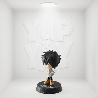 SEGA The Promised Neverland Tip 'n' Pop Prize Figure - Ray (White Coat Color Ver.)
