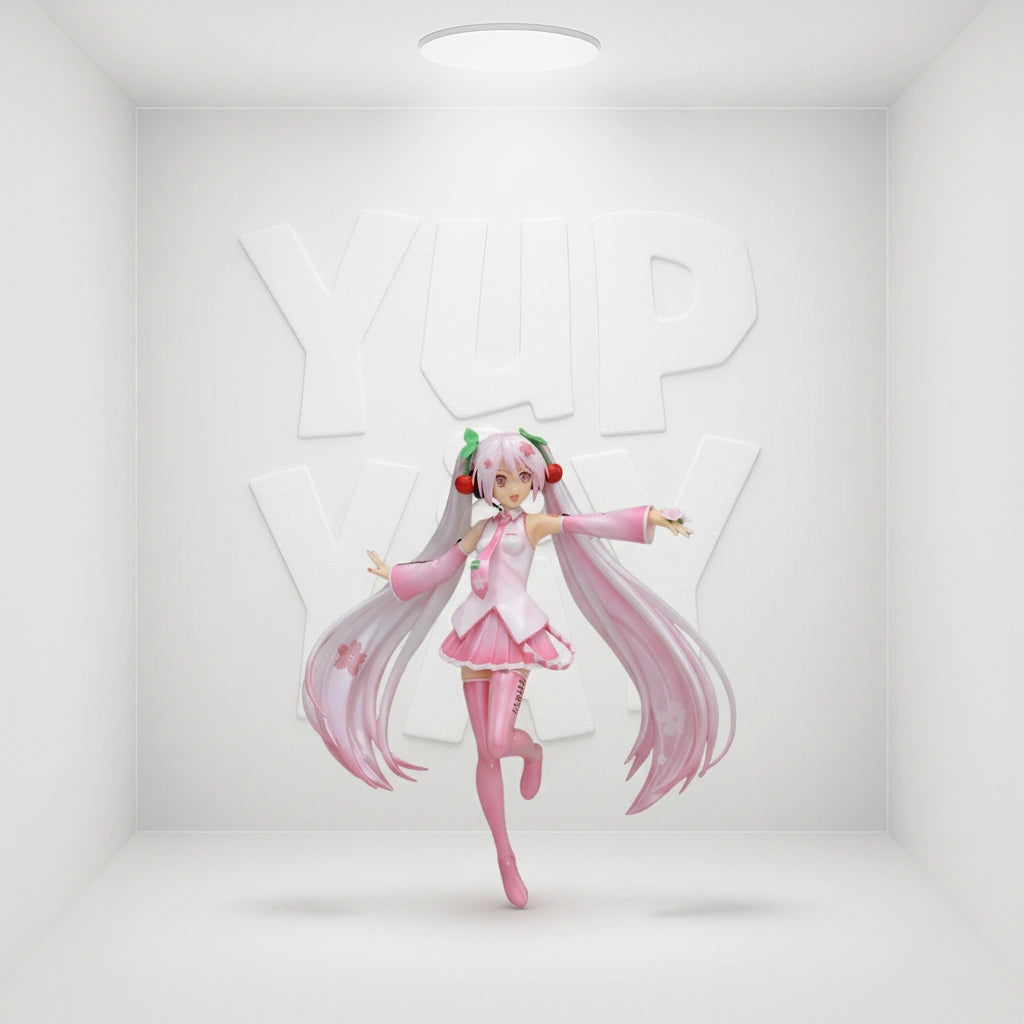 Sega Vocaloid: Hatsune Miku SPM Figure - Sakura Miku Ver. 2