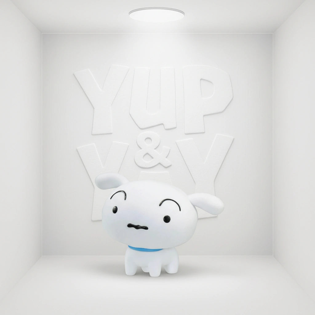 Crayon Shin-chan Shiro Fluffy Puffy Mini-Figure Version A