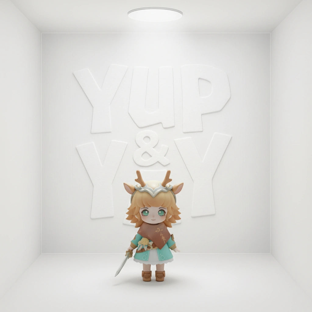 SimonToys Liroro Animal Kingdom Series Trading Figure Blind Box Display Set of 8