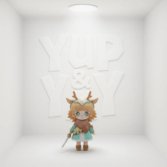 SimonToys Liroro Animal Kingdom Series Trading Figure Blind Box Display Set of 8