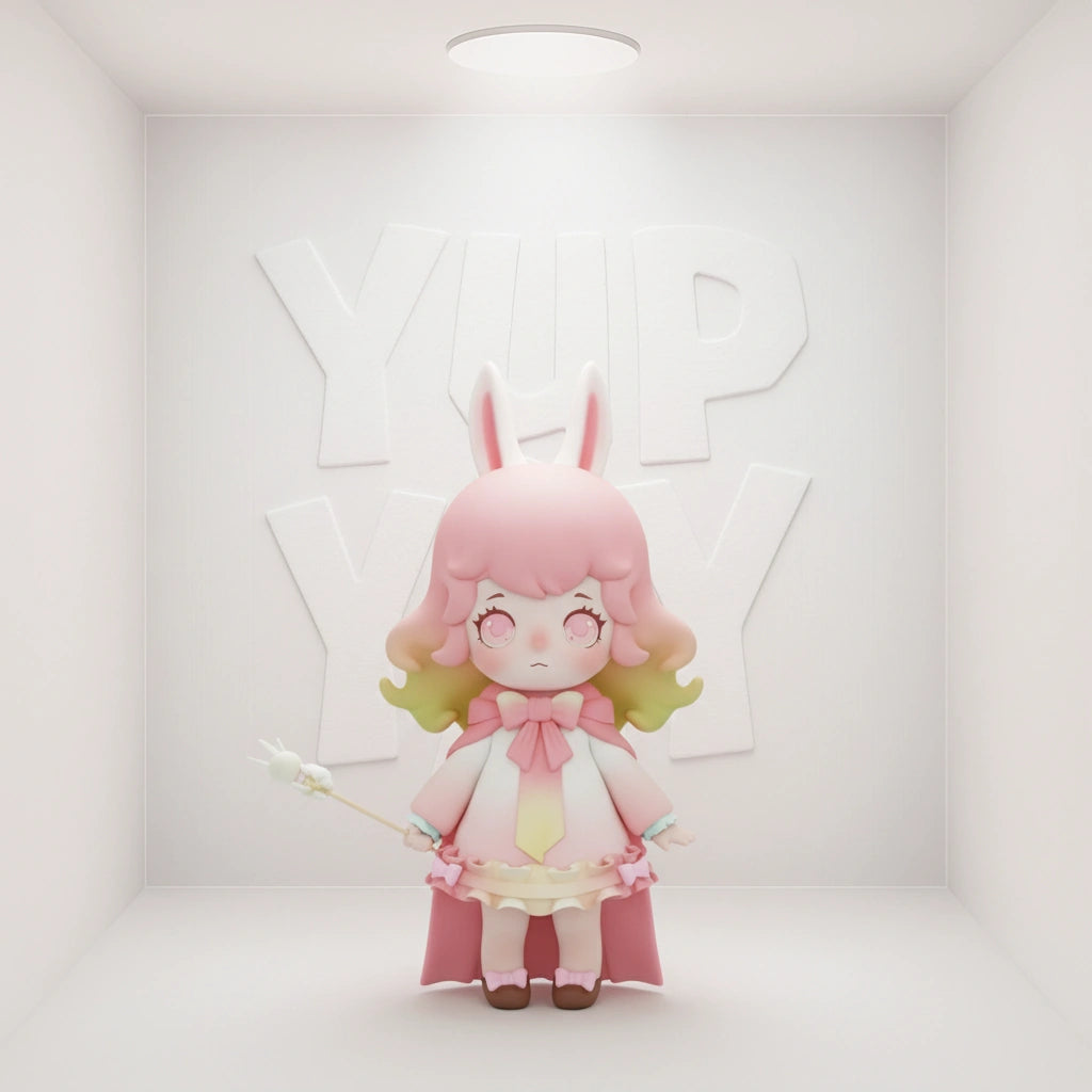 SimonToys Liroro Animal Kingdom Series Trading Figure Blind Box Display Set of 8