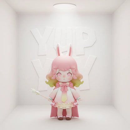 SimonToys Liroro Animal Kingdom Series Trading Figure Blind Box Display Set of 8