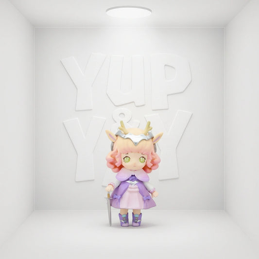 SimonToys Liroro Pink Castle Series Trading Figure Blind Box Display (Case of 6)