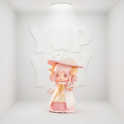 SimonToys Liroro Pink Castle Series Trading Figure Blind Box Display (Case of 6)