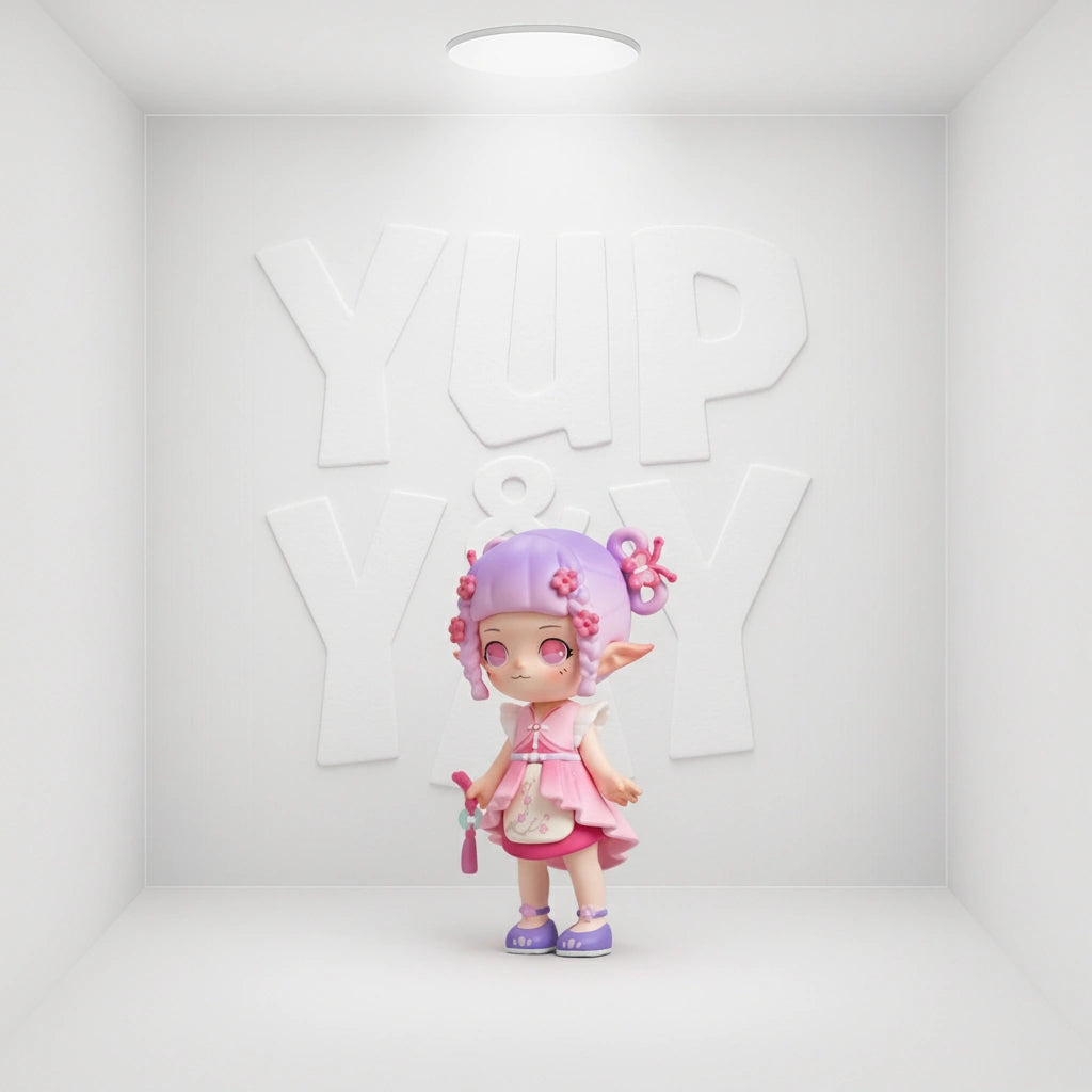 SimonToys Rooyie Treasure Fairy Series Trading Figure Blind Box Display (Case of 9)