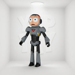 Funko Rick & Morty Collectible Action Figure -  PURGE SUIT MORTY