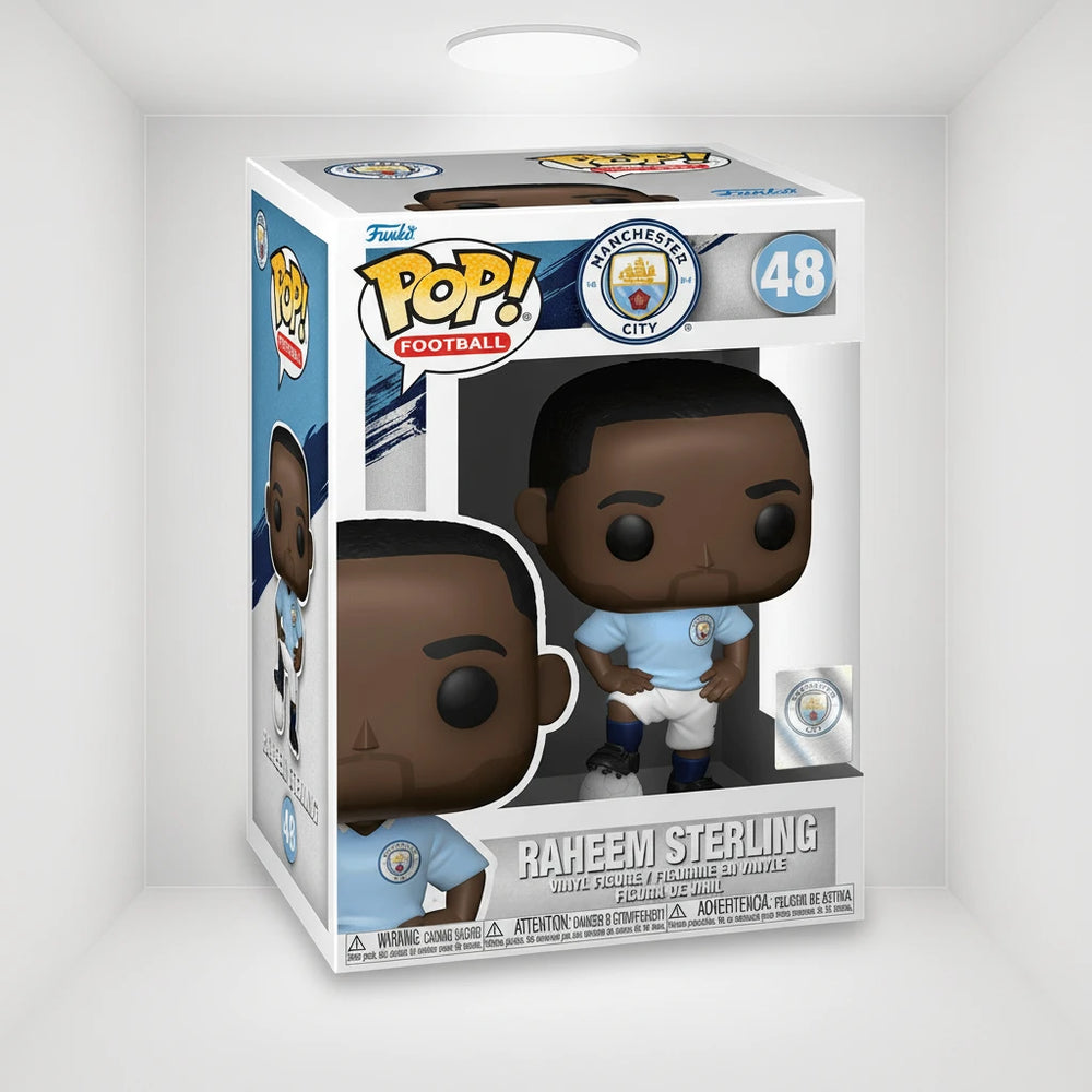 Funko Pop Football! Manchester City: Raheem Sterling #48