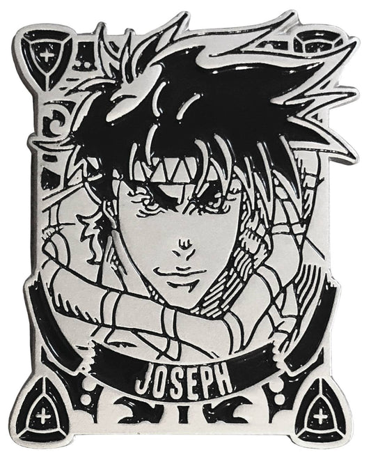 Zen Monkey Studios Jojo's Bizarre Adventure - Joseph Joestar (Black Badge Series) Collectible Pin