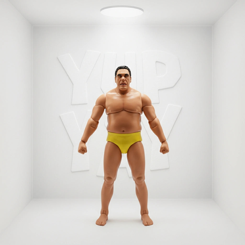 Super7 Ultimates 7-inch Series Legendary Wrestling Champion - Andre The Giant (Yellow Trunks Ver.)