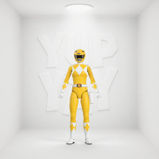 Super7 Ultimates 7-inch Series Power Rangers Action Figure - Yellow Ranger