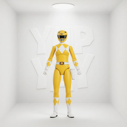 Super7 Ultimates 7-inch Series Power Rangers Action Figure - Yellow Ranger