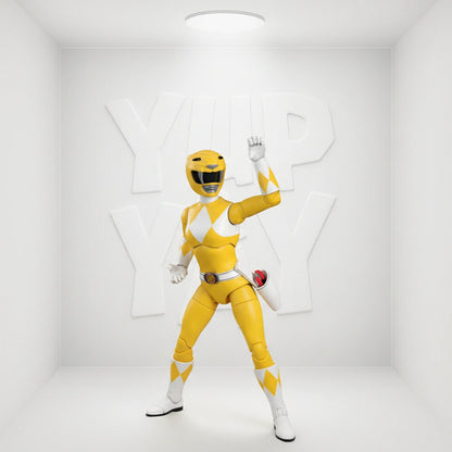 Super7 Ultimates 7-inch Series Power Rangers Action Figure - Yellow Ranger