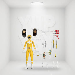 Super7 Ultimates 7-inch Series Power Rangers Action Figure - Yellow Ranger