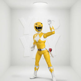 Super7 Ultimates 7-inch Series Power Rangers Action Figure - Yellow Ranger