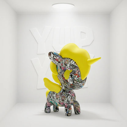 Tokidoki Manga Mania 5-inch Unicorno Vinyl Figure - Candy