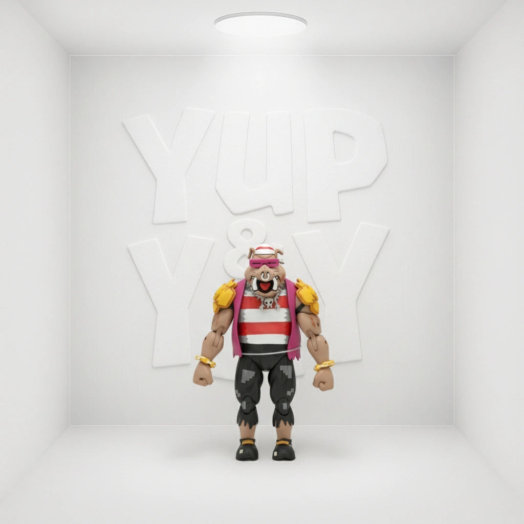 NECA Teenage Mutant Ninja Turtles Pirate Bepop and Pirate Rocksteady 2 Pack