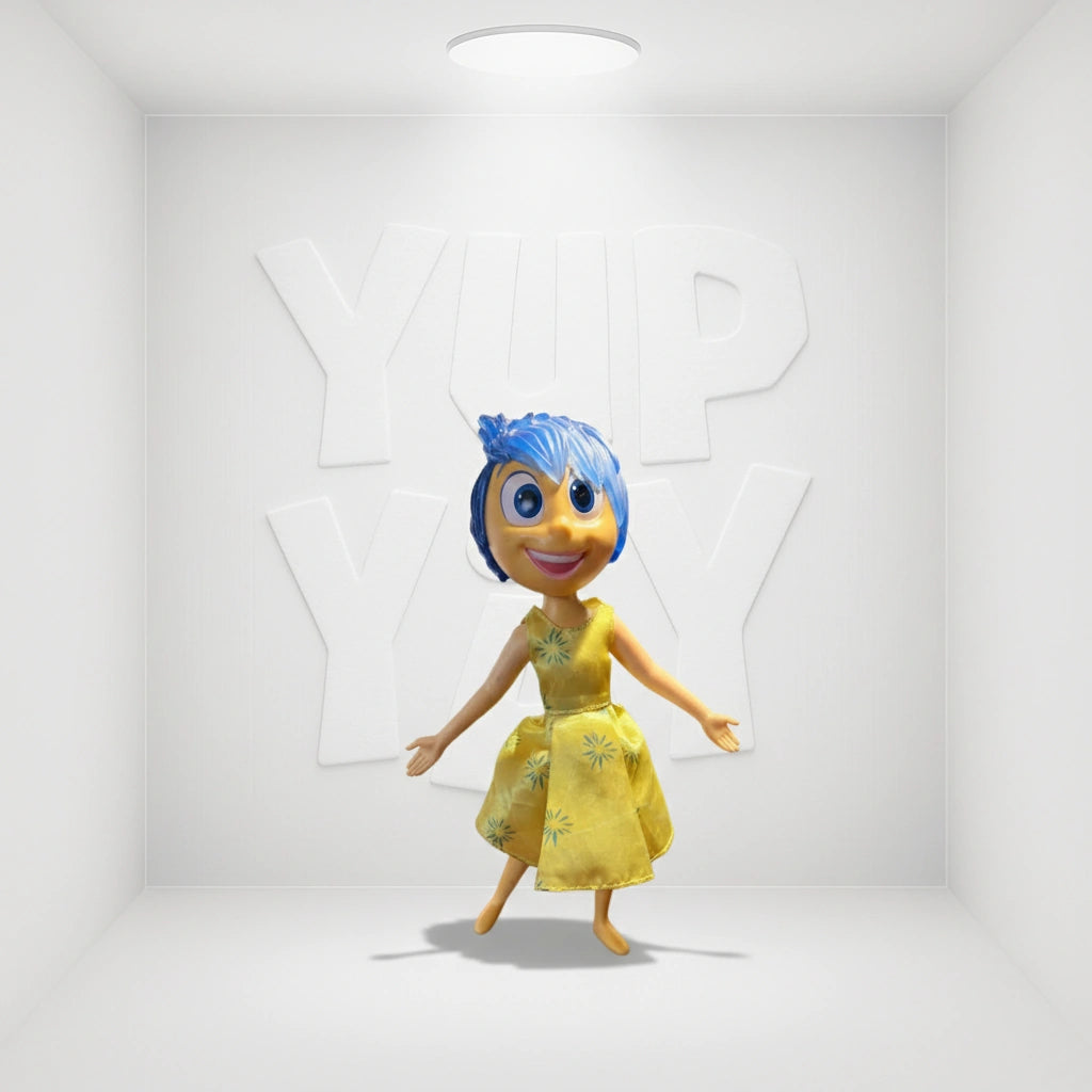 TOMY Disney Pixar INSIDE OUT 2" Mini Figure - Joy