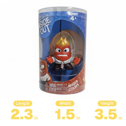 TOMY Disney Pixar INSIDE OUT 2" Mini Figure - Joy
