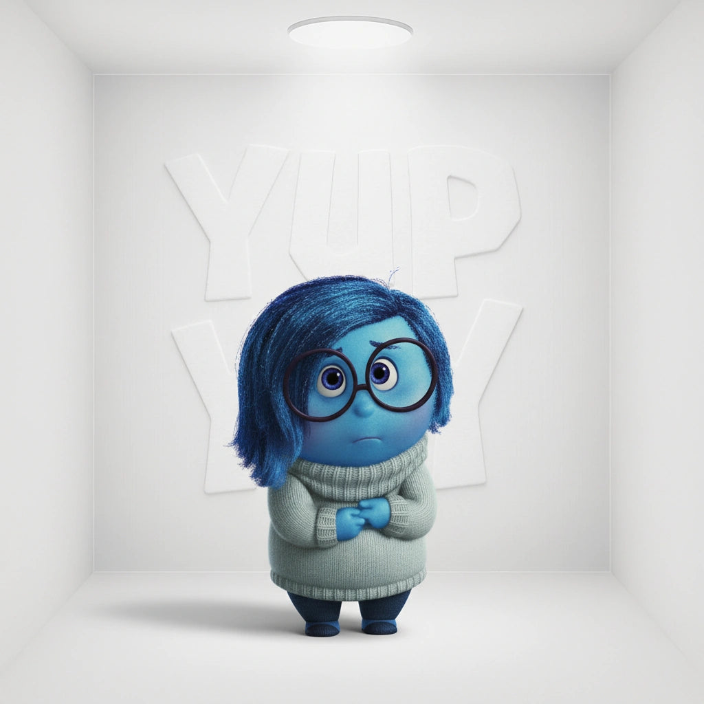 TOMY Disney Pixar INSIDE OUT 2" Mini Figure - Sadness