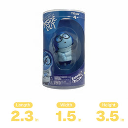 TOMY Disney Pixar INSIDE OUT 2" Mini Figure - Sadness