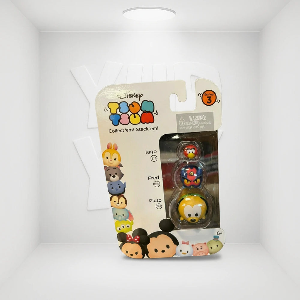 Disney Tsum Tsum Series 3 - Lago, Fred, & Pluto Figures