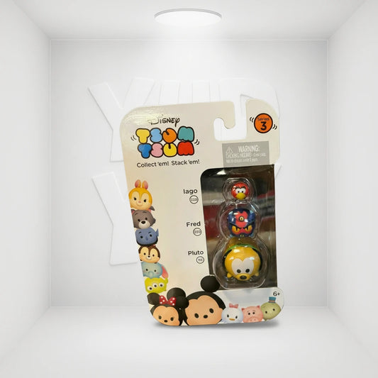 Disney Tsum Tsum Series 3 - Lago, Fred, & Pluto Figures