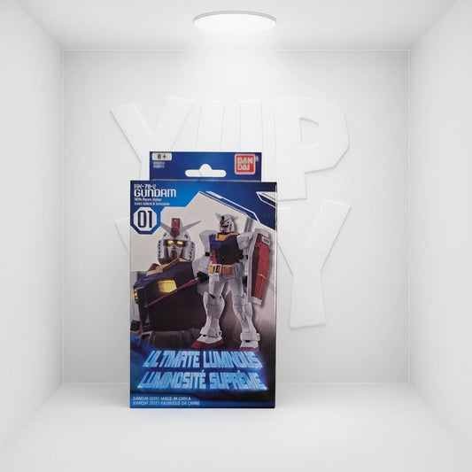 Bandai Gundam Ultimate Luminous - RX-78-2 Gundam with Beam Sabre Light-Up 4-1/2" Action Figure