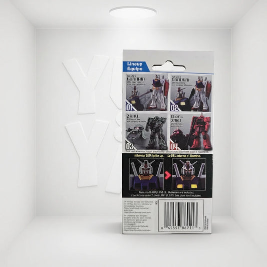 Bandai Gundam Ultimate Luminous - RX-78-2 Gundam with Beam Sabre Light-Up 4-1/2" Action Figure