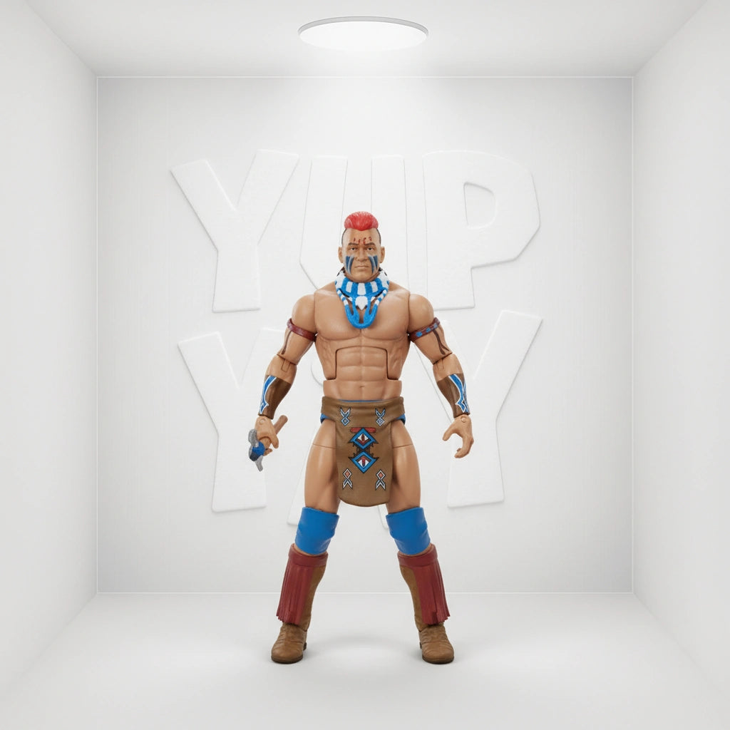 WWE Elite Collection Flashback Series 47 - Tatanka (Box Wear)