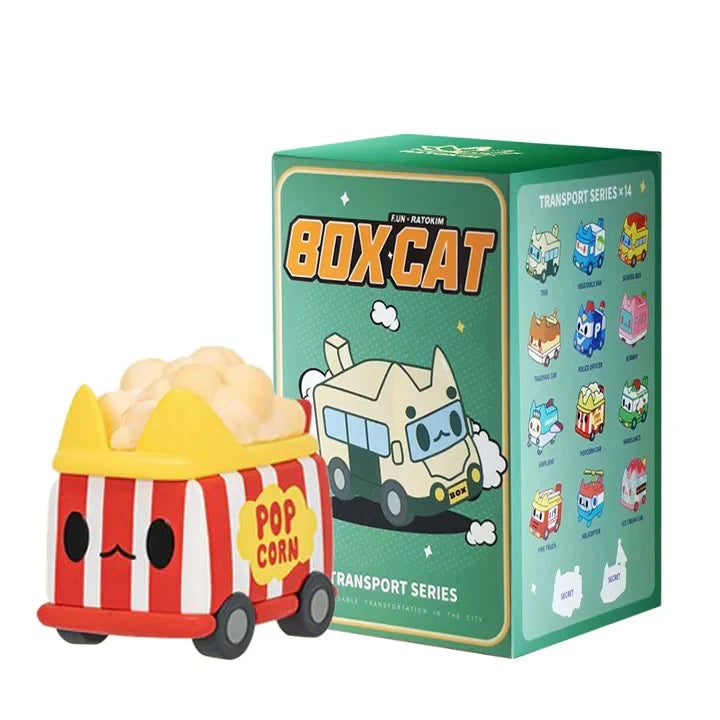F.UN x RATOKIM Box Cat Transport Series Blind Box Display (New & Sealed Case of 12)
