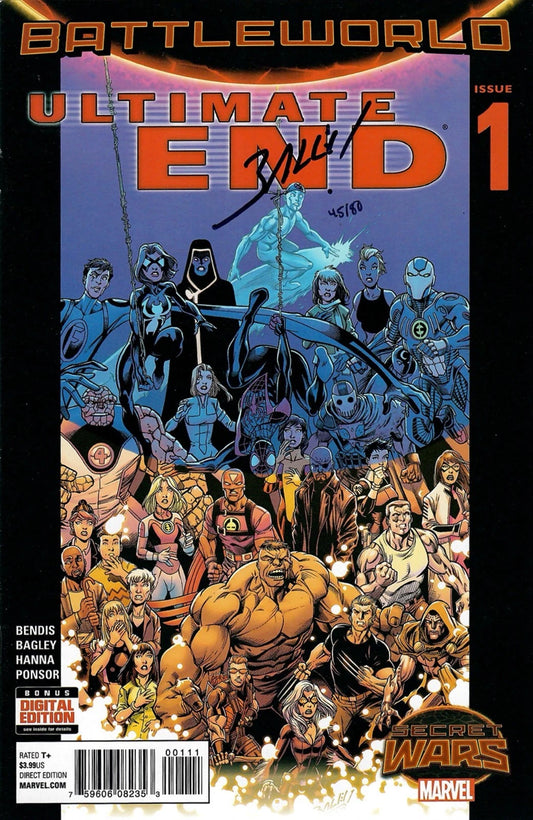 ULTIMATE END #1 BATTLEWORLD NM 2015 MARVEL COMICS (signed)