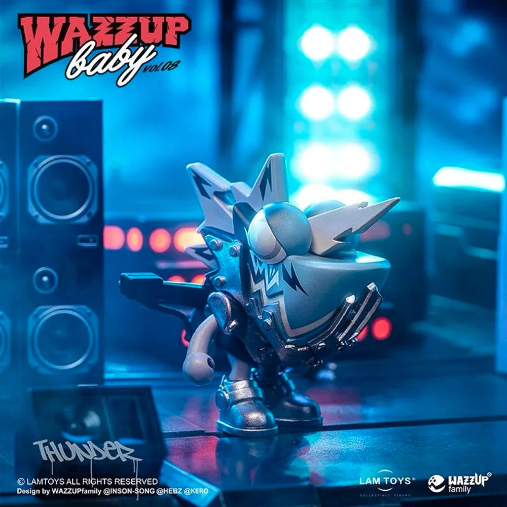 Lam Toys x Wazzup Family - Wazzup Baby Rock-n-Roll Chameleon Vol. 8 Display (Case of 6)