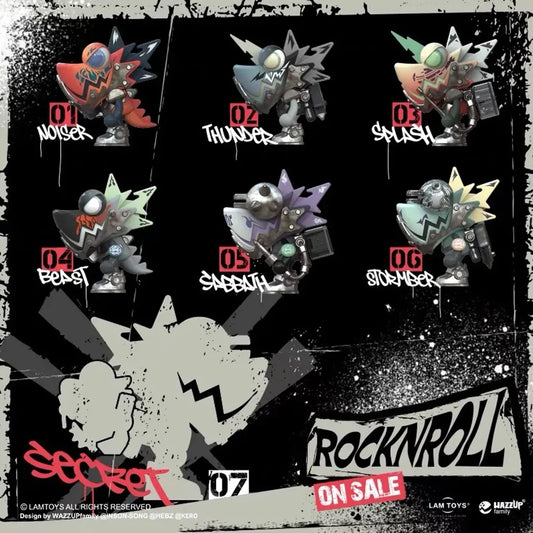 Lam Toys x Wazzup Family - Wazzup Baby Rock-n-Roll Chameleon Vol. 8 Display (Case of 6)