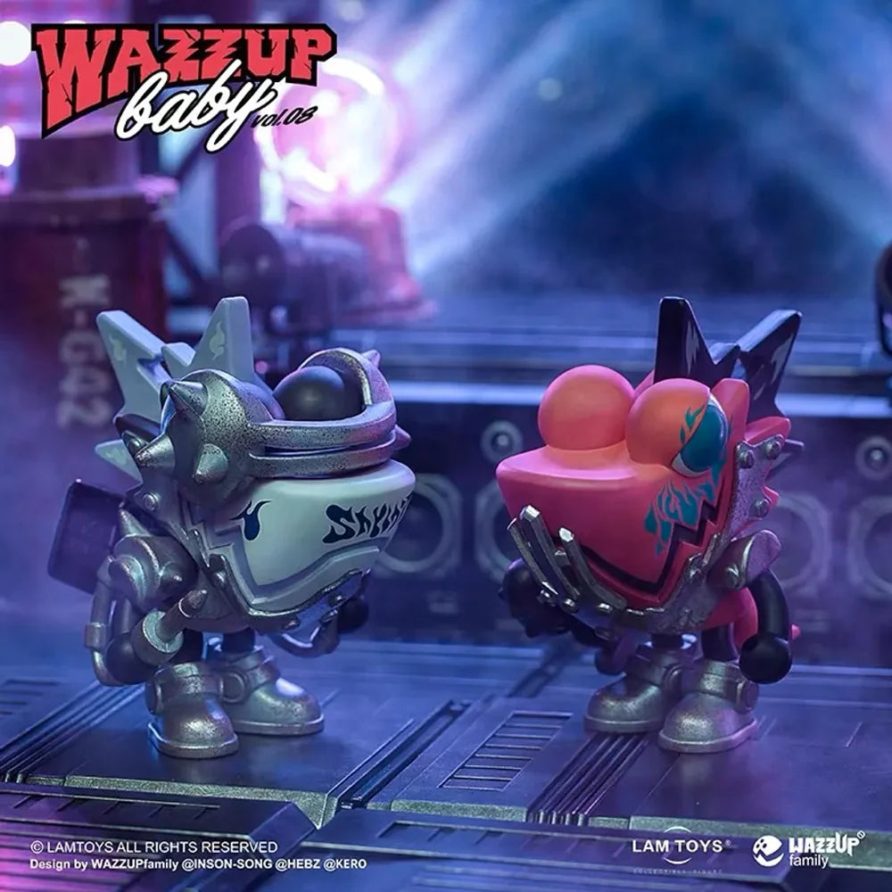 Lam Toys x Wazzup Family - Wazzup Baby Rock-n-Roll Chameleon Vol. 8 Display (Case of 6)